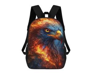 sinyumoney Eagle Fire Fantasy Artwork Mochilas Escolares Mochila Escolar Ligera Mochila De Día Mochila Escolar Para La Universidad Para Niños/Niñas/Adolescentes 17inch