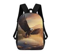 sinyumoney Eagle Flying Sea Mochilas De Moda Impresas En 3D 17inch Mochila Escolar Informal Para Niños De Primaria Y Secundaria