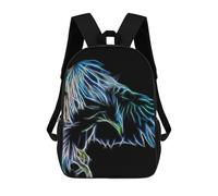 sinyumoney Eagle Fractal Mochilas Para Niños Mochila Escolar Mochila Escolar Impresa En 3D Mochilas Escolares De Moda Para Niños De Primaria Y Secundaria 17inch