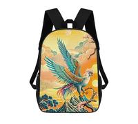 sinyumoney Eagle in Chinese Style Artwork Mochila Escolar, Mochila Para Portátil, Mochila Unisex Informal Para La Escuela/trabajo/viajes 17inch