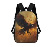sinyumoney Eagle in Flight Painting Mochila Escolar Mochila Para Niños Impresa En 3D Mochilas Infantiles Para Niños Y Niñas Mochilas Escolares Mochilas De Viaje Para Niños 17inch