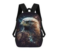 sinyumoney Eagle in Space Art Print Mochila Escolar Para Ordenador Portátil Para La Escuela/trabajo/viajes: Perfecta Para Viajes, Trabajo Y Uso Diario 17inch