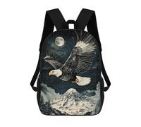 sinyumoney Eagle Soaring Over Mountain Mochila Infantil, Mochila Escolar Para Niños, Mochila Escolar Infantil Con Estampado 3D De Dibujos Animados, Mochila De Gran Capacidad Para Niños Y Niñas 17inch