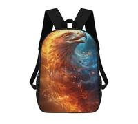 sinyumoney Eagle Spirit Fire Art Mochila De Viaje Para La Universidad, Mochilas Para Adolescentes, Chicas, Chicos, Mujeres Y Hombres 17inch