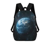 sinyumoney Earth from Space Mochila Escolar Infantil Impresa En 3D Para Niños, Mochila De Viaje De Alta Capacidad, Mochilas Para Libros De 17 Pulgadas Para Niños