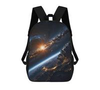 sinyumoney Earth from Space Mochila Escolar Para Niños Con Impresión 3D, Mochila Moderna Para Niños Y Niñas, Mochila Informal Para Estudiantes. 17inch