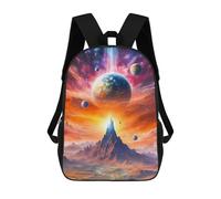 sinyumoney Earth Tower Mochila Escolar Infantil De 17 Pulgadas Con Estampado 3D De Películas De Anime Para Niños, Mochila De Viaje, Mochila Escolar Infantil