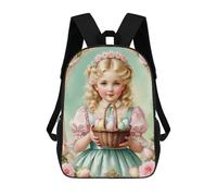 sinyumoney Easter Basket with Pastel Eggs Mochila Impermeable Para Ordenador Portátil Para Acampada, Aventuras Al Aire Libre Y Viajes Diarios 17inch
