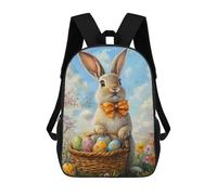 sinyumoney Easter Bunny Painting Mochila Escolar Infantil Impresa En 3D Para Niños, Mochilas De Viaje, Bolsas Para Libros, Mochila Escolar Infantil 17inch