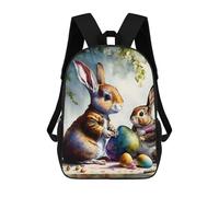 sinyumoney Easter Bunny with Eggs-4 Mochila Impermeable Para Ordenador Portátil Para Campus, Actividades Al Aire Libre, Viajes Y Deportes 17inch