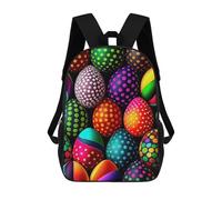 sinyumoney Easter Egg Mochila Infantil Para Niñas, Mochila Escolar 3D, Mochila Para Niños Pequeños, Mochila Informal De Día, Mochila Escolar De Moda 17inch