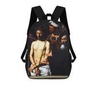 sinyumoney Ecce Homo by Caravaggio Mochila Escolar Impresa En 3D Para Niños Y Niñas, Mochila Escolar, Mochila De Viaje Para Niños 17inch