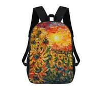 sinyumoney Echoes of The Sun Mochilas Escolares Mochilas Informales Mochilas De Día Bolsa Escolar Para Trabajo Y Viajes Para El Campus Viajes Al Aire Libre Deportes 17inch
