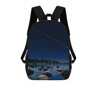 sinyumoney Eclipse by Lake Tahoe Mochila Escolar Impresa En 3D Para Niños 17inch Mochilas Para Niños Y Niñas, Mochilas Escolares Para Niños, Mochilas De Viaje