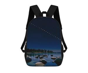 sinyumoney Eclipse by Lake Tahoe Mochila Escolar Impresa En 3D Para Niños 17inch Mochilas Para Niños Y Niñas, Mochilas Escolares Para Niños, Mochilas De Viaje