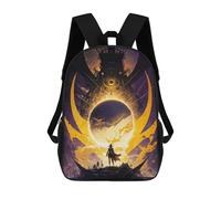 sinyumoney Eclipse of The Unknown Mochila Escolar Impresa En 3D Mochila Escolar De Moda Para Niños Mochilas Para Niños Estudiantes De Secundaria 17inch
