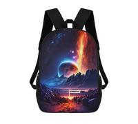 sinyumoney Edge Of Galaxy Landscape Mochila Infantil Con Impresión 3D, Mochila Escolar Para Niños, Mochila Informal Divertida Para Niños Y Adolescentes 17inch