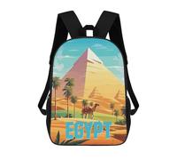 sinyumoney Egypt Pyramids Travel Mochila Infantil, Mochila Escolar Impresa En 3D, Mochila Para Niños Y Niñas, Mochila Escolar Ajustable Para La Escuela Primaria 17inch