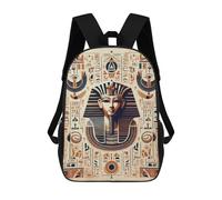 sinyumoney Egyptian Pharaoh Art Print Mochilas Escolares, De Viaje Y Universitarias Para La Escuela/trabajo/viajes 17inch