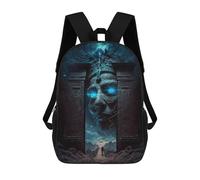 sinyumoney Egyptian Portal to The Stars Mochila Para Niños, Adolescentes Y Estudiantes, Mochilas Para Niñas, Mochilas Para Niños Pequeños, Primaria Y Secundaria 17inch