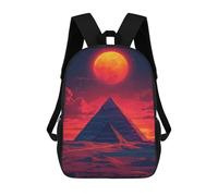 sinyumoney Egyptian Pyramid Sunset Mochilas Escolares Para Niños Y Niñas, Mochilas Deportivas Informales Para Primaria, Mochilas De Gran Capacidad Para Libros 17inch