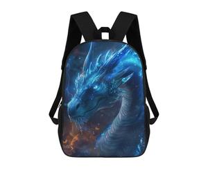 sinyumoney Electric Blaze Dragon Mochila Escolar Resistente Al Agua Para Computadora, Ideal Para Campus, Actividades Al Aire Libre, Viajes Y Deportes 17inch