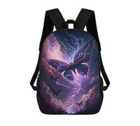 sinyumoney Electric Butterfly Sky Dance Mochila Ligera Informal Para El Día A Día, Mochila Escolar Para Adolescentes, Chicas, Chicos, Mujeres Y Hombres 17inch