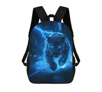 sinyumoney Electric Panther Mochila, Mochila Escolar Impresa En 3D, Bolsa Para El Almuerzo Escolar, Mochila De Viaje, Mochila Para Amigos, Mochila Escolar Para Niñas Y Niños 17inch