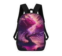sinyumoney Electric Storm Tree Mochila Escolar Impresa En 3D 17inch Mochila Escolar Infantil Mochilas De Viaje Mochila Informal De Moda Para Niños Y Estudiantes