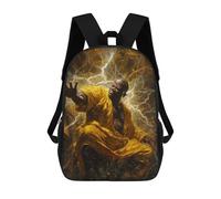 sinyumoney Electricity Master in Yellow Robe Mochila Escolar Infantil De Moda Informal Mochilas Infantiles Impresas En 3D Mochila Grande Para Niño 17inch