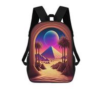 sinyumoney Electronic Eden Oasis Mochila Escolar Resistente Al Agua - Perfecta Para Viajes, Trabajo Y Uso Diario 17inch