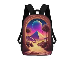 sinyumoney Electronic Eden Oasis Mochila Escolar Resistente Al Agua - Perfecta Para Viajes, Trabajo Y Uso Diario 17inch