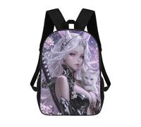 sinyumoney Elegant Bunny Ears Fantasy Artwork Mochila De Negocios Para Portátil, Mochila Unisex Informal Para Niñas, Niños Y Adolescentes 17inch