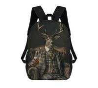 sinyumoney Elegant Elk Mochila Escolar, Mochila Para Portátil, Mochila Para Camping, Aventuras Al Aire Libre Y Viajes Diarios 17inch