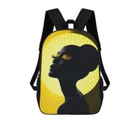 sinyumoney Elegant Lady Mochila Infantil, Mochila Escolar Impresa En 3D, Mochila Para Niños Y Niñas, Mochila Escolar Ajustable Para La Escuela Primaria 17inch