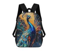 sinyumoney Elegant Peacock Mochilas Infantiles Mochila Escolar Mochila Impresa En 3D Para Niños Mochilas De Viaje Bolsas Para Libros Mochila Escolar Para Niños 17inch