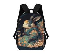 sinyumoney Elegant Rabbit Art Print Mochilas Infantiles Impresas En 3D Para Niños. Mochilas De Viaje De Moda Para Niños. Mochila Escolar Para Estudiantes De Primaria Y Secundaria.