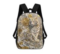sinyumoney Elegant Tiger Majesty Mochila Escolar Impermeable Para Viajes, Mochila Para Ordenador Portátil, Ideal Para Acampar, Aventuras Al Aire Libre Y Viajes Diarios 17inch