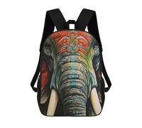 sinyumoney Elephant Close Up Portrait Mochila Escolar Infantil, Mochilas Impresas En 3D, Mochilas Escolares De Moda Para Niños De Primaria Y Secundaria 17inch