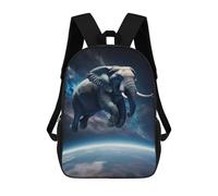 sinyumoney Elephant Flying Mochila Escolar, Mochila Informal, Mochila De Día, Mochila Escolar, De Trabajo, De Viaje Para Niñas, Adolescentes 17inch