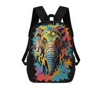 sinyumoney Elephant Head Graffiti Mochila Escolar Resistente Al Agua, Mochila De Viaje, Bolsa Para Computadora Para Campus, Viajes Al Aire Libre, Deportes 17inch