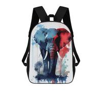 sinyumoney Elephant Watercolor Mochila De Día Mochila De Negocios Mochila Impermeable Para Libros Para Hombres/mujeres 17inch