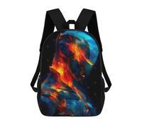 sinyumoney Ember Soul - The Burning Within Mochila Escolar, Mochila De Negocios Para Portátil, Mochila Unisex Informal Para Niños/niñas/adolescentes 17inch