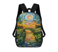 sinyumoney Embrace of The Sunset Mochila Escolar Infantil De 17 Pulgadas Con Estampado 3D De Películas De Anime Para Niños, Mochila De Viaje, Mochila Escolar Infantil