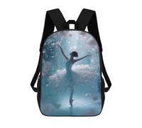 sinyumoney Enchanted Ballet Dance in Flowers -1 Mochila Escolar Ligera E Informal Para Adolescentes, Niños, Mujeres Y Hombres 17inch