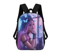 sinyumoney Enchanted Butterfly Dreamscape Mochilas Infantiles Impresas En 3D Para Niños. Mochilas De Viaje De Moda Para Niños. Mochila Escolar Para Estudiantes De Primaria Y Secundaria.