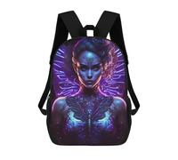 sinyumoney Enchanted Butterfly Fantasy Art Mochila, Mochila Escolar Impresa En 3D, Bolsa Para El Almuerzo Escolar, Mochila De Viaje, Mochila Para Amigos, Mochila Escolar Para Niñas Y Niños 17inch
