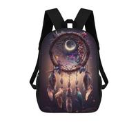 sinyumoney Enchanted Celestial Dreamcatcher Mochila Escolar Infantil Impresa En 3D Para Niños, Mochilas De Viaje De Alta Capacidad, Bolsas Para Libros, Mochila Escolar Infantil 17inch