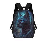 sinyumoney Enchanted Celestial Feline -2 Mochila Infantil, Mochila Escolar Infantil, Mochilas Escolares Impresas En 3D Para Niños Y Estudiantes Adolescentes 17inch