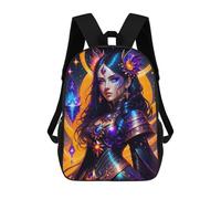 sinyumoney Enchanted Celestial Guardian Mochila De Negocios Para Portátil, Mochila Unisex Informal Para El Día A Día En El Campus, Actividades Al Aire Libre, Viajes Y Deportes 17inch